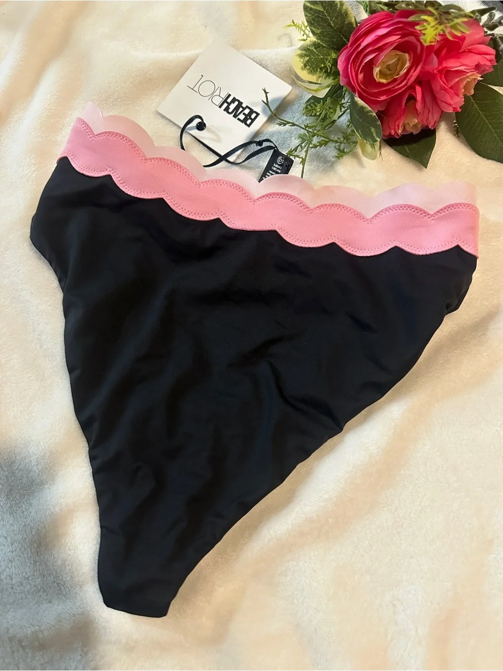 NWT Beach Riot Harriet High Waist Bikini Bottoms